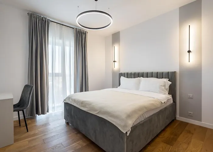 Apartman Maze Modern 1 King Bed Apartment, Fast Wi-fi, In One Cotroceni *