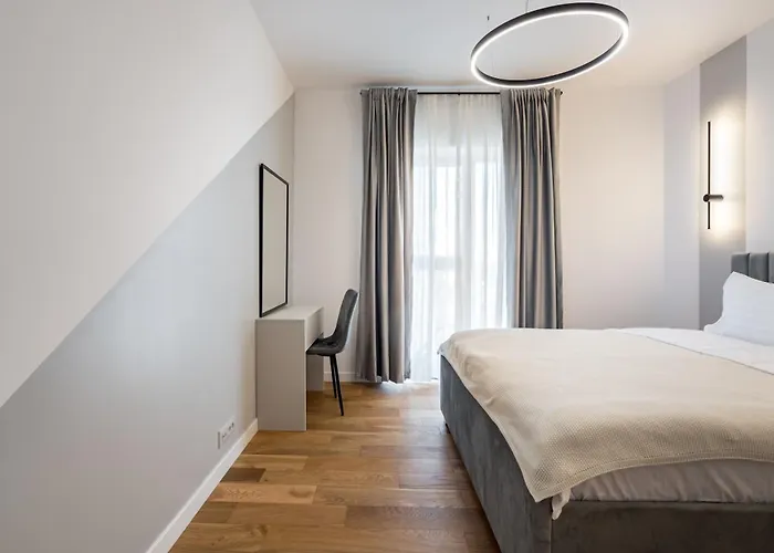 Maze Modern 1 King Bed Apartment, Fast Wi-fi, In One Cotroceni Bükreş